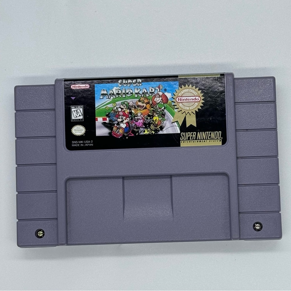 Super Mario Kart (Super Nintendo Entertainment System, 1992) SNES